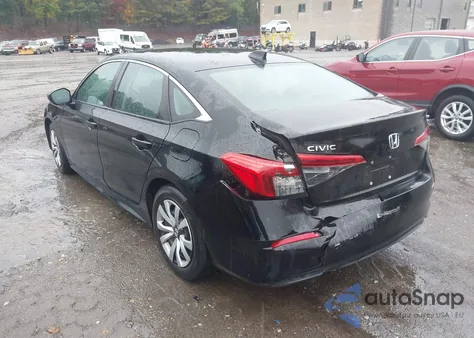 2022 Honda Civic Lx z USA, uszkodzony, nr VIN 2HGFE2F25NH518013